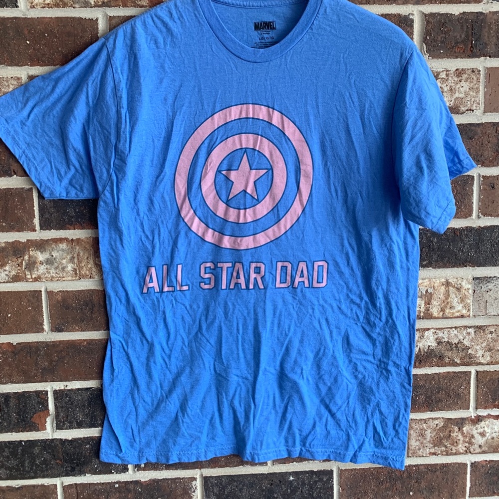 Men’s Marvel Captain America Dad T-Shirt